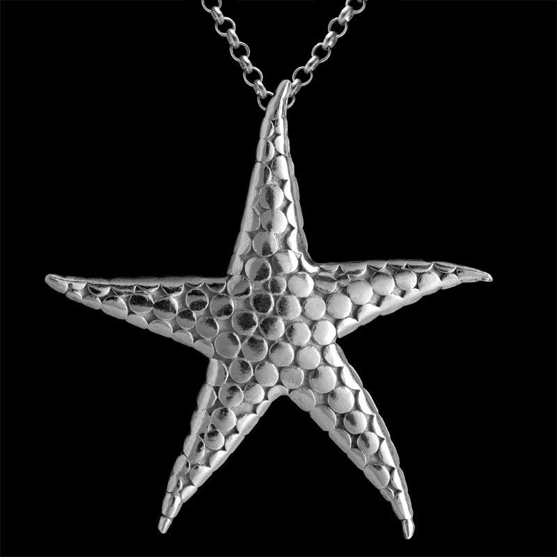 Gold-Plated Sea Star Silver Necklace