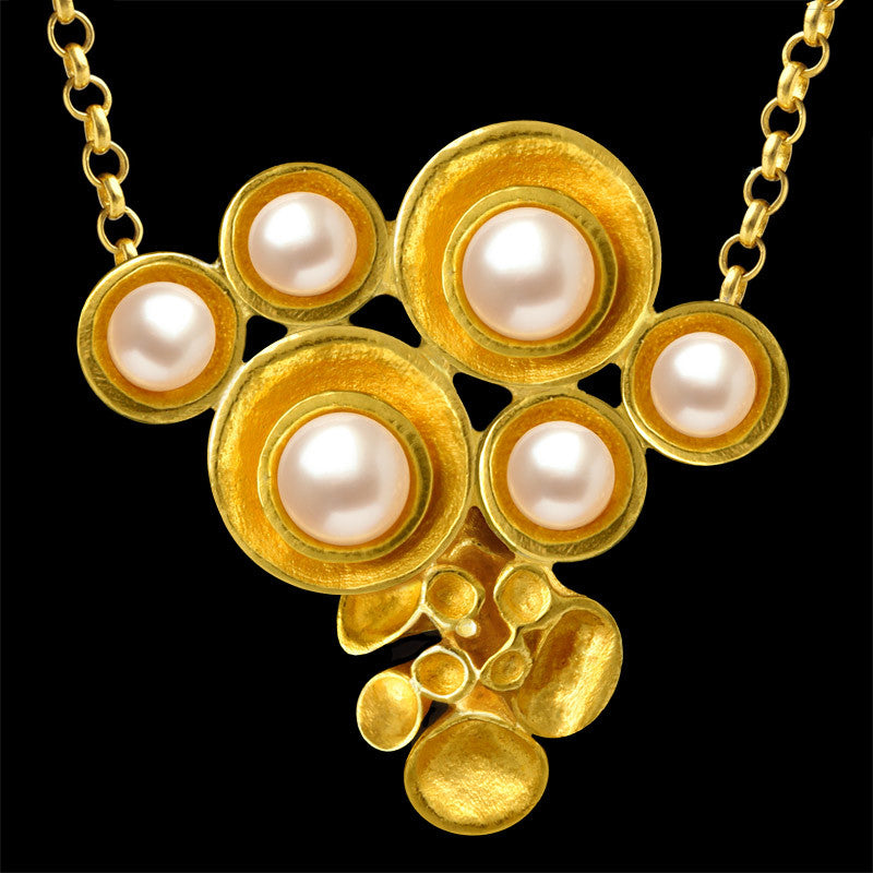 Cynarina Gold-Plated Silver Necklace