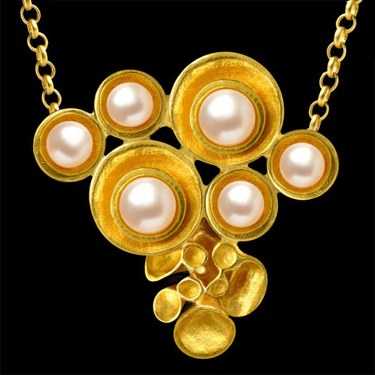 Cynarina Gold-Plated Silver Necklace