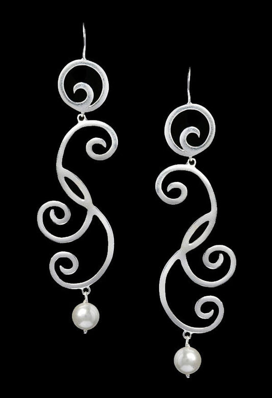 Silver Tenderloin Earrings
