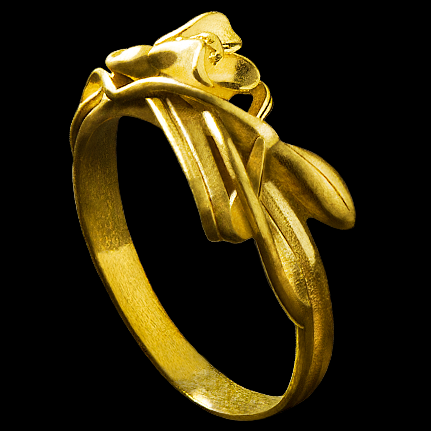 Ipomea White Gold Band