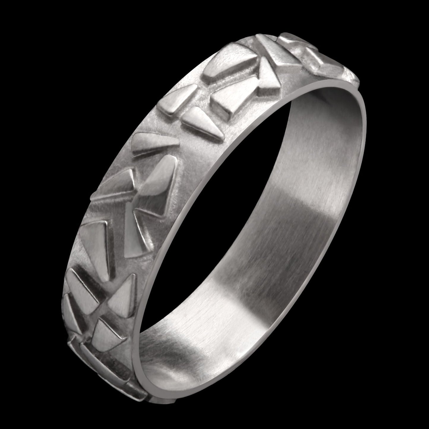 Golden Mosaic Ring in Yellow Gold