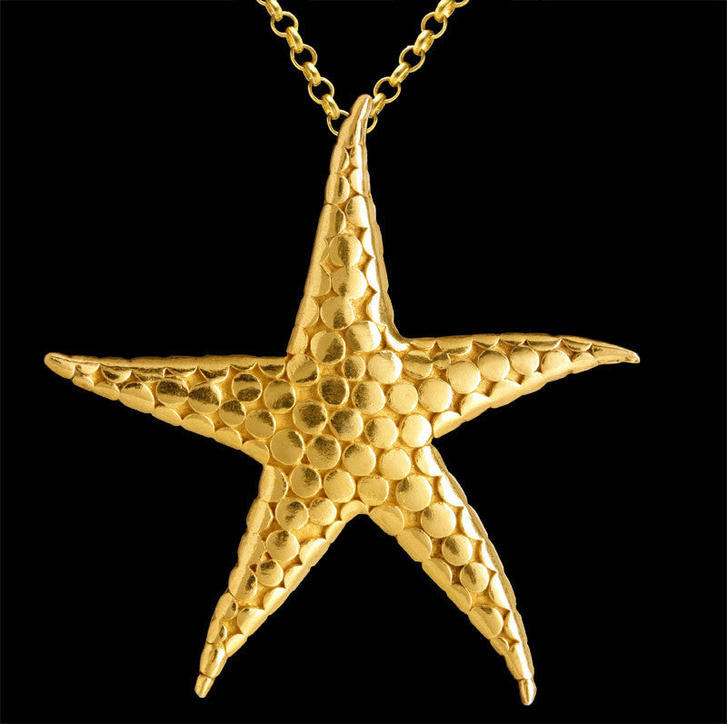 Sterling Silver Starfish Pendant Necklace