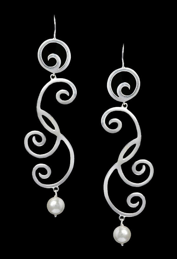 Silver Tenderloin Earrings
